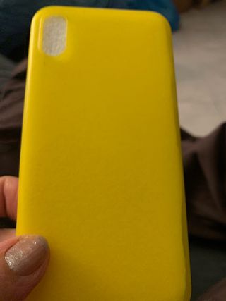 Cover iPhone X Giallo
