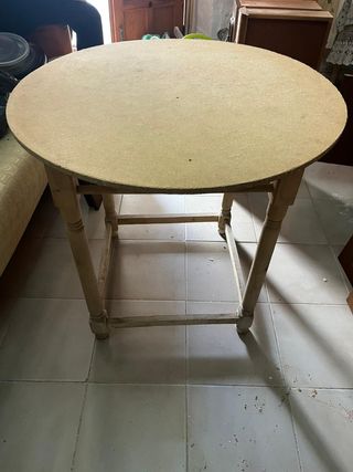 Mesa Camilla Redonda Madera