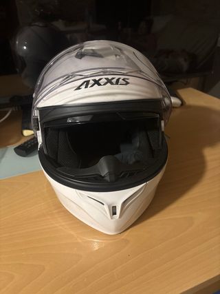 Casco de moto AXXIS blanco