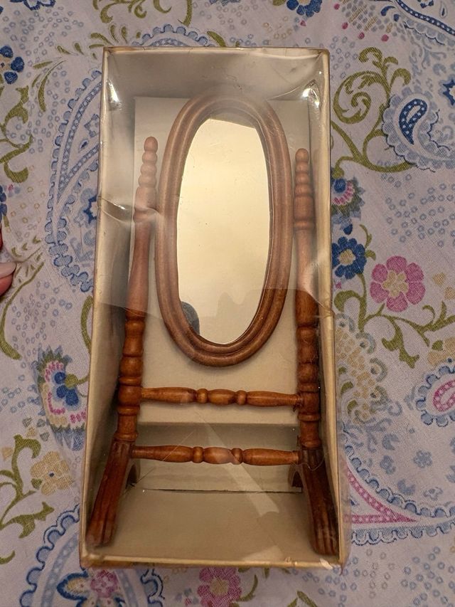 Conjunto dormitorio casa muñecas rústico