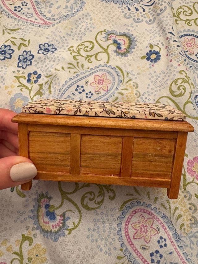 Conjunto dormitorio casa muñecas rústico