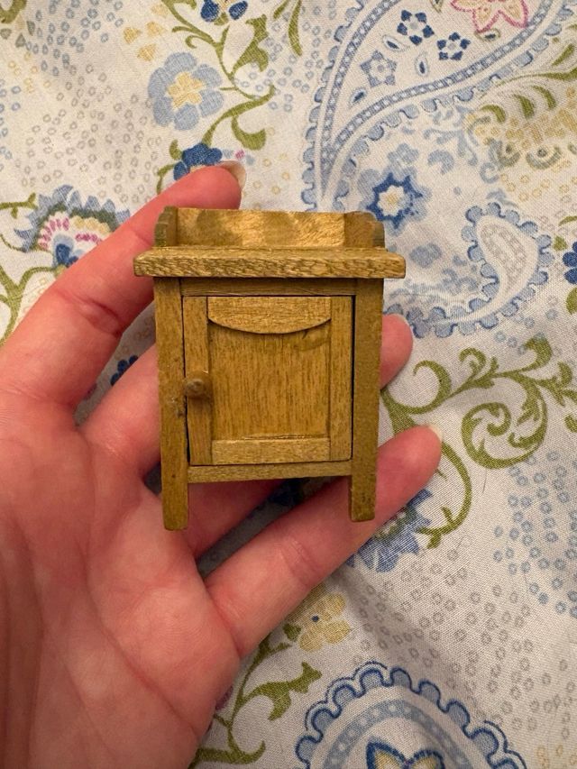 Conjunto dormitorio casa muñecas rústico