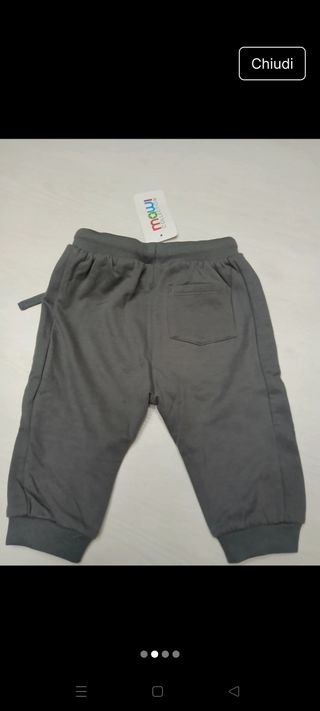 Pantaloni tuta bambino caldo