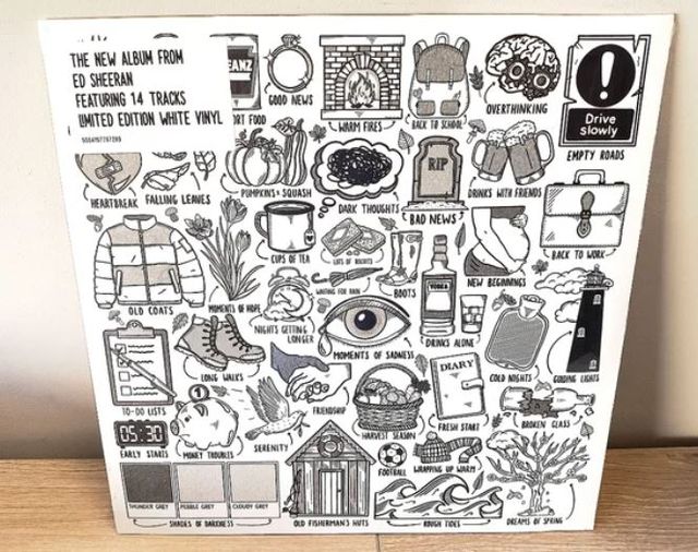 LP BLANCO -Ed Sheeran