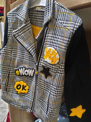 Giacca bimba Original Marines a quadri