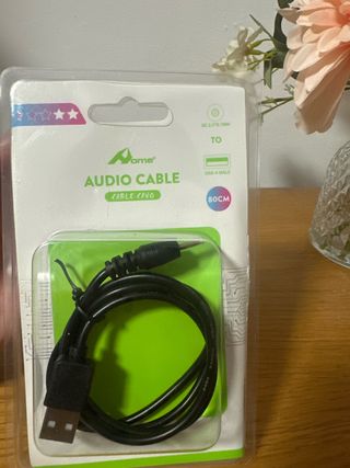 Cable Audio Nome USB-A a DC 2.5x0.7mm 80cm