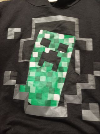 Felpa Minecraft Nera