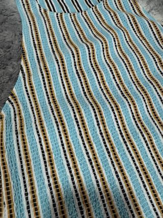 Top Zara Rayas Azul