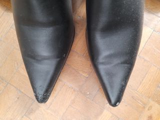 Botas altas negras con pelo