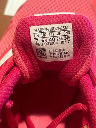 Zapatillas Adidas Niña Rosa Talla 38