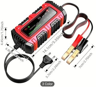 Cargador Batería Coche/Moto 12V Automático