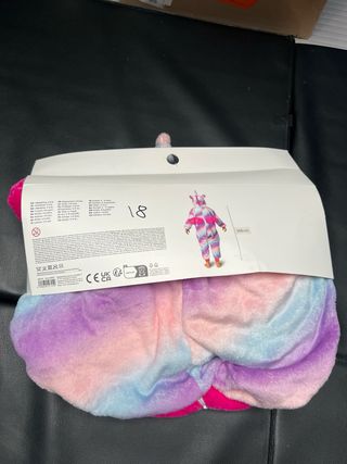 Costume Unicorno Morbido Peluche 6-8 Anni