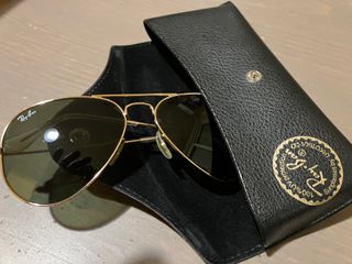 Gafas de sol Ray-Ban Aviator Oro/Verde