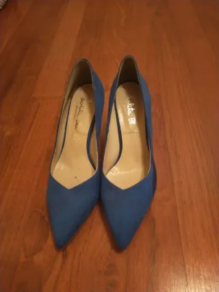 Zapatos Lolita Blu Tacon Azul o Rosa