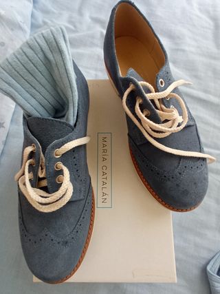 Traje de Comunión Niño Azul Tinta con zapatos