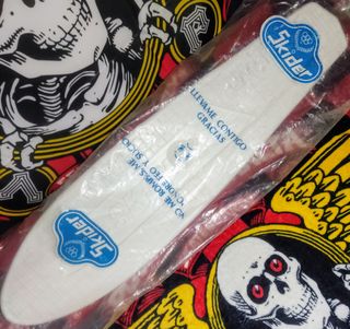 Skate Skider Old School Blanco