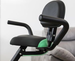 Bicicleta Estática Plegable Negra
