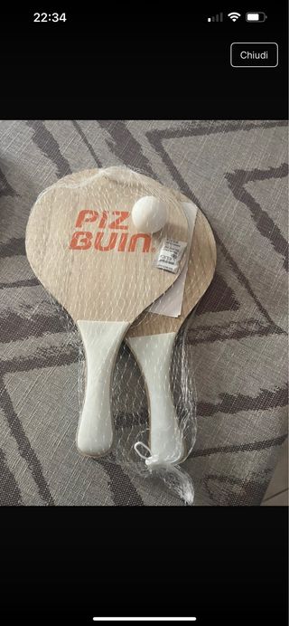 Racchette e pallina Piz Buin