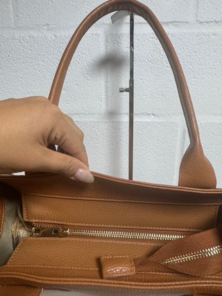 Bolso Tote Piel Marrón