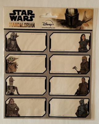 Etichette adesive Star Wars Mandalorian Disney+