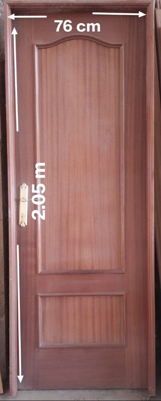 Puerta de interior madera 76x205 cm y 83x203 