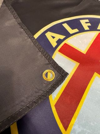 Bandera decorativa Alfa Romeo logo