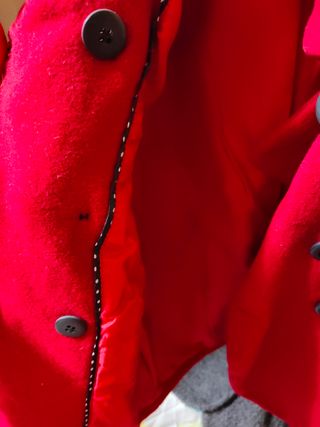 Cappotto Zara bimba rosso