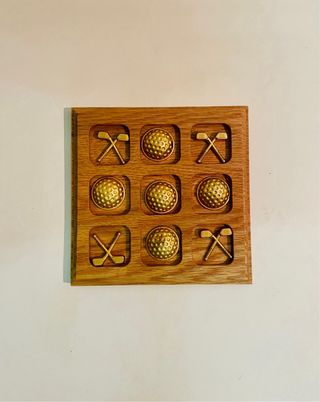 Juego de mesa 3 en raya de madera