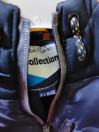 Giubbino imbottito blu bimbo