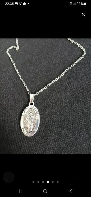 Medalla de San Judas Tadeo con cadena