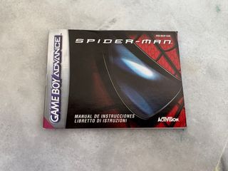 Manual Game Boy Advance Spider-Man
