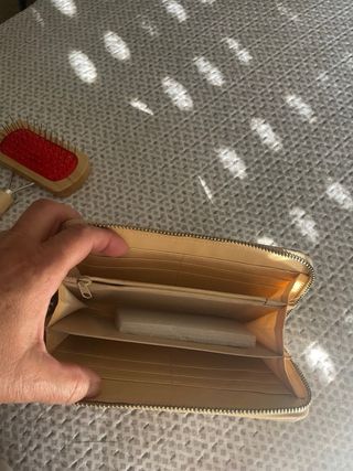 Cartera Angelina Beige con Diseños