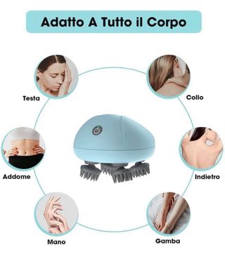 Massaggiatore elettrico per cuoio capelluto