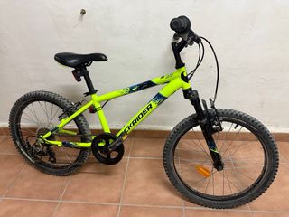 Bici infantil Rockrider ST 500 22 amarilla
