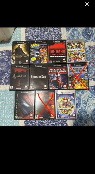 Lote 9 juegos Game cube de coleccionista