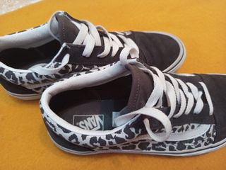Vans Animal Print Talla 38.5 Nuevas, puestas 1 vez