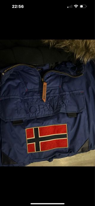 Parka Geographical Norway Azul Hombre