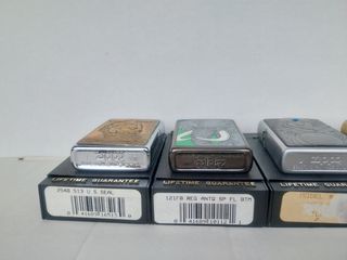 Lotto 5 Accendini Zippo Vintage rare.