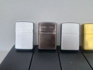 Lotto 5 Accendini Zippo Vintage rare.
