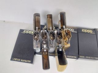Lotto 5 Accendini Zippo Vintage rare.