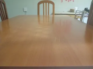 Mesa desplegable y 6 Sillas Comedor Madera