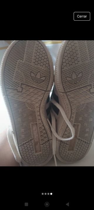 Zapatillas Adidas Niño Blancas talla 36 2/3