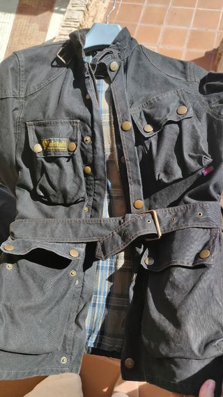 Cazadora Belstaff Negra Mujer