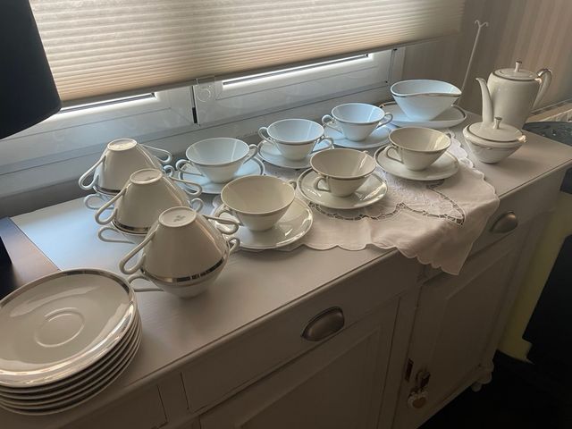 Set da tè vintage in porcellana