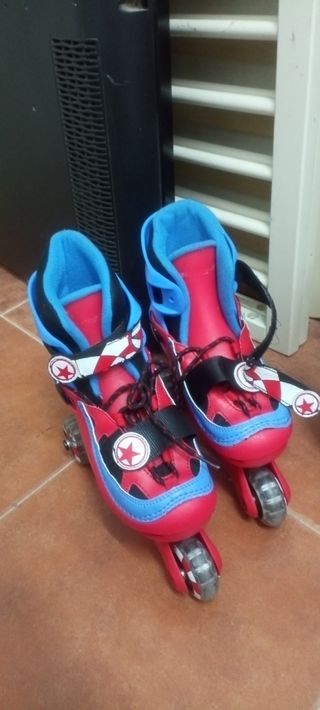 Patines niño ajustables Talla 28-31 y protecciones