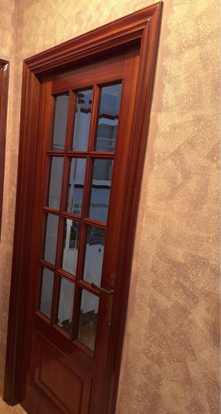 Puerta Sapeli con Cristales