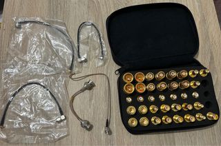 Estuche 40 conectores coaxiales hembra macho