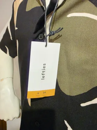 Camisa Lefties Talla S Estampada Manga Corta