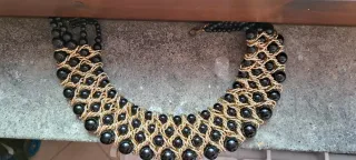 Collana Prima Donna Nera e Oro