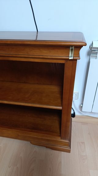 Mobile libreria in legno 125x35x90